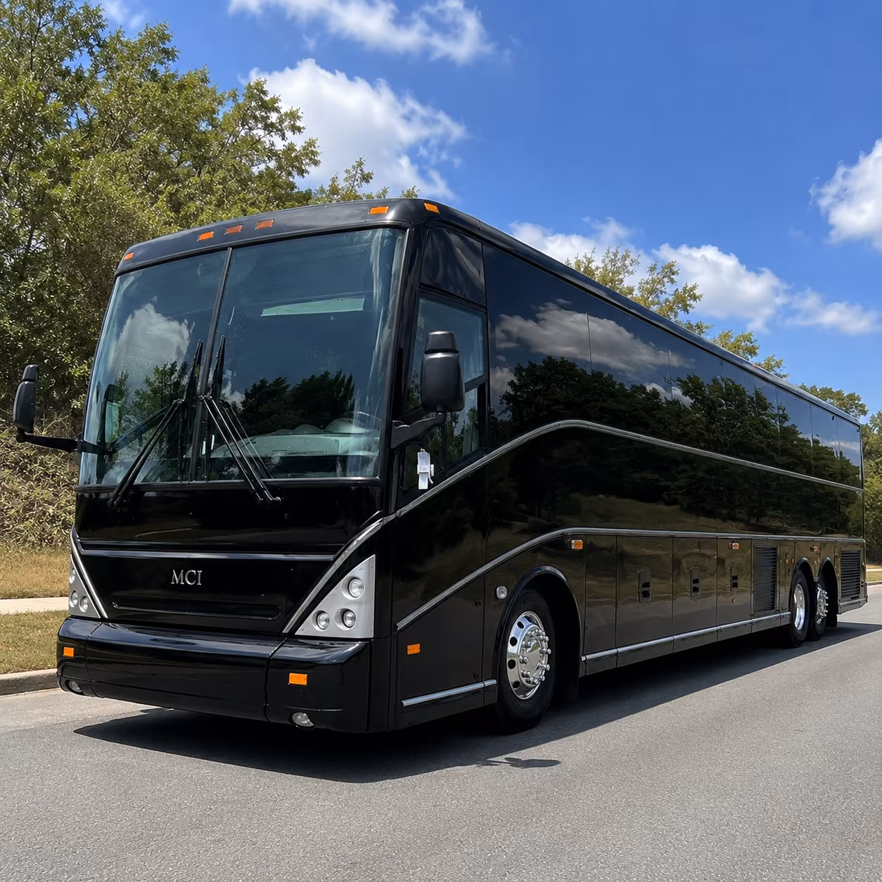 gainesville charter bus rental exterior